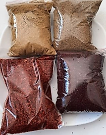 Karabiber 100 Gr. & Kimyon 100 Gr. & Acı Pul Biber 100 Gr.& Sumak Tozu 100 Gr.