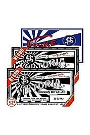 Viktoria Boya Kumaş Boyası Siyah 2 paket+Fiske Sabitleme 1 paket