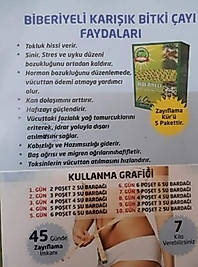 Nursima Biberiyeli Bitki Çayı 40 lı  3 Adet  paket