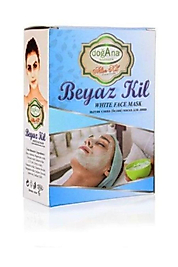 Beyaz Kil Yüz maskesi için 1 Adet